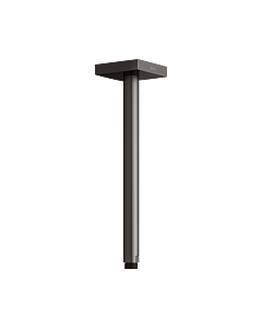 KEUCO Universal shower arm 53089350302 projection 300 mm, titanium black brushed, ceiling connection, square rosette