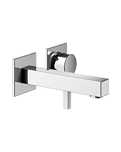 Keuco Edition 90 Square wall basin mixer 59116010201 concealed installation, chrome-plated, without waste set, projection 168 mm