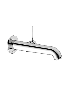 Keuco IXMO Soft Waschtischarmatur 59516011201 Ausladung 225 mm, verchromt, Wandmontage, runde Rosette