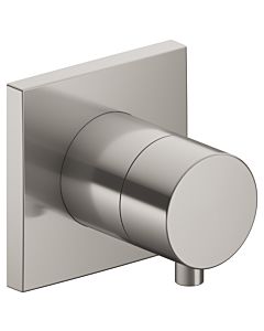 Keuco Ixmo Fertigmontageset 59541051002 Nickel gebürstet, Unterputz-Absperrventil, Griff Comfort, eckig