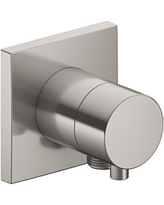 Keuco IXMO Comfort Absperrventil 59541051102 Unterputz Montage, eckig, Schlauchanschluss, für 1 Verbraucher, Nickel gebürstet