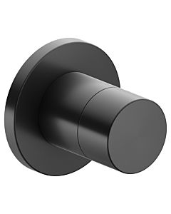 Keuco IXMO Pure Absperrventil 59541130001 Unterputz Montage, schwarzchrom gebürstet, rund, für 1 Verbraucher
