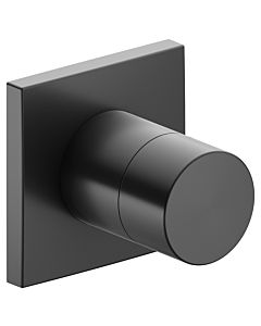 Keuco IXMO Pure Absperrventil 59541130002 Schwarzchrom gebürstet, Unterputz Montage, eckig, für 1 Verbraucher
