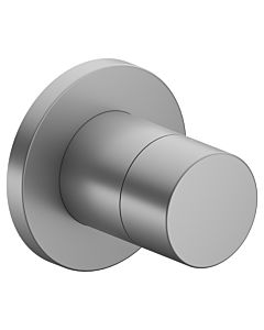 Keuco Ixmo Fertigmontageset 59541170001 Aluminium-finish, Unterputz-Absperrventil, Griff Pure, rund