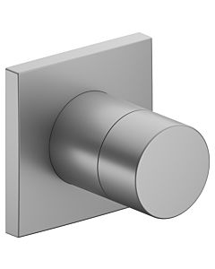 Keuco trim set 59541170002 aluminum finish, concealed shut-off valve, Pure handle, angular