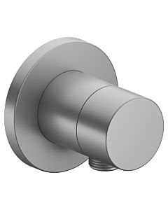 Keuco Ixmo Fertigmontageset 59541170101 Unterputz-Absperrventil, Schlauchanschluss, Griff Pure, rund, Aluminium-finish