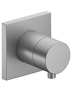 Keuco Ixmo Fertigmontageset 59541171002 Aluminium-finish, Unterputz-Absperrventil, Griff Comfort, eckig