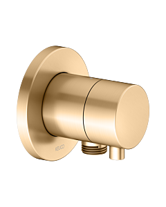 KEUCO IXMO trim kit 59541251101 concealed shut-off valve, round, hose connection, for 1 Verbraucher , brushed brass