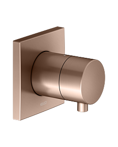 KEUCO IXMO trim kit 59541291002 brushed rose gold, concealed shut-off valve, square, for 1 Verbraucher