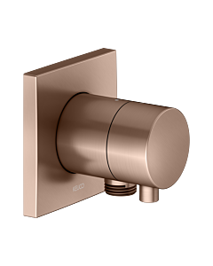 KEUCO IXMO trim kit 59541291102 concealed shut-off valve, square, hose connection, for 1 Verbraucher , brushed rose gold