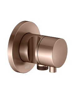 KEUCO IXMO final installation set 59541291201 brushed rose gold, concealed shut-off valve, round, hose connection/shower holder