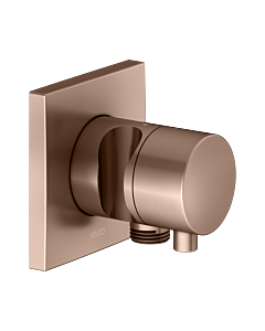 KEUCO IXMO final installation set 59541291202 brushed rose gold, concealed shut-off valve, square, hose connection/shower holder