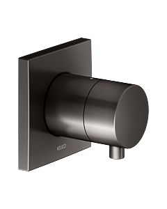 KEUCO IXMO trim kit 59541351002 titanium black brushed, concealed shut-off valve, square, for 1 Verbraucher
