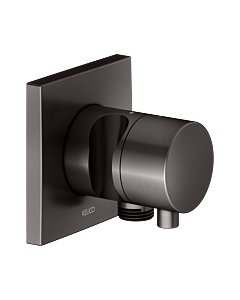 KEUCO IXMO final assembly set 59541351202 titanium black brushed, concealed shut-off valve, square, hose connection/shower holder