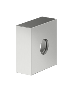 Rosace d&#39;extension KEUCO IXMO 59545210282 carrée, pour raccordements encastrés G 2000 /2, finition inox