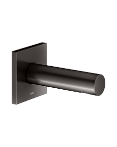 KEUCO IXMO Wanneneinlauf 59545350002 Ausladung 130 mm, titanschwarz gebürstet, eckige Rosette