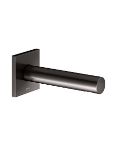 Bec de baignoire KEUCO IXMO 59545350102 saillie 180 mm, titane noir brossé, rosace carrée