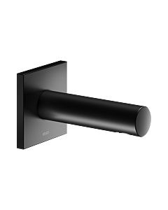 Keuco IXMO bec de bain 59545370002 saillie 130 mm, noir mat, rosace carrée