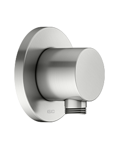 KEUCO IXMO hose connection 59547210001 stainless steel finish, round rosette