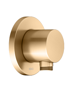 KEUCO IXMO hose connection 59547250001 brushed brass, round rosette