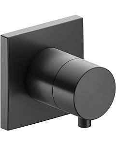 Keuco 59548131002 Vanne de dérivation dissimulée à 3 voies, Comfort , carrée, chrome noir brossé