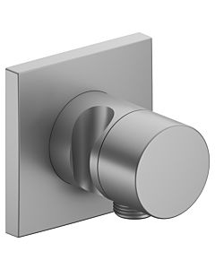 Keuco Ixmo Fertigmontageset 59548170202 Unterputz-3-Wege-Umstellventil, Brausehalter, Griff Pure, eckig, Aluminium-finish