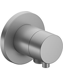 Keuco Ixmo Fertigmontageset 59548171101 Unterputz-3-Wege-Umstellventil, Schlauchanschluss, Griff Comfort, rund, Aluminium-finish