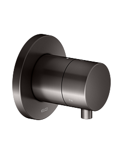 KEUCO IXMO trim kit 59548351001 concealed 3-way diverter valve, round, brushed titanium black