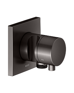 KEUCO IXMO final assembly set 59548351202 concealed 3-way diverter valve, square, hose connection/shower holder, brushed titanium black