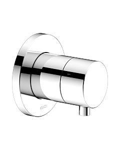 Keuco 59549011001 Concealed 3-way diverter valve, handle Comfort , round, chrome-plated