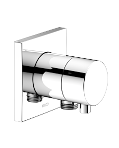Keuco Ixmo Fertigmontageset 59549011102 Unterputz-3-Wege-Ab-und Umstellventil, Schlauchanschluss, Griff Comfort, eckig, verchromt