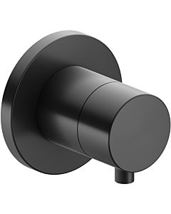 Keuco 59549131001 Concealed 3-way shut-off and diverter valve, Comfort handle, round, brushed black chrome