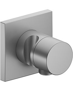 Keuco Ixmo Fertigmontageset 59549170202 Unterputz-3-Wege-Ab-und Umstellventil, Brausehalter, Griff Pure, eckig, Aluminium-finish