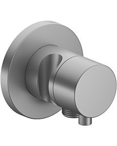 Keuco Ixmo 59549171201 Vanne de dérivation dissimulée à 3 voies, support de douche, poignée Comfort , ronde, finition aluminium