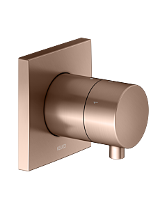 KEUCO IXMO final assembly set 59549291002 concealed 3-way shut-off and diverter valve, handle Comfort , square, brushed rose gold