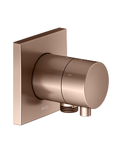 KEUCO IXMO final assembly set 59549291102 concealed 3-way shut-off and diverter valve, hose connection, square, brushed rose gold
