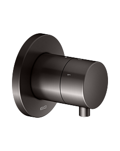 KEUCO IXMO final assembly set 59549351001 concealed 3-way shut-off and diverter valve, handle Comfort , round, brushed titanium black