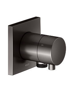 KEUCO IXMO final assembly set 59549351102 concealed 3-way shut-off and diverter valve, hose connection, square, brushed titanium black