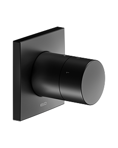 Keuco Ixmo trim set 59549370002 UP 3-way shut-off and diverter valve, Pure handle, square, matt black