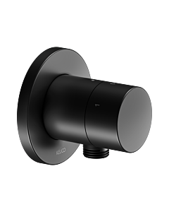 Keuco Ixmo trim set 59549370101 UP 3-way shut-off and diverter valve, hose connection, Pure handle, round, matt black
