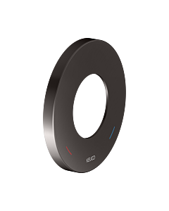 KEUCO IXMO Wandrosette 59551350091 rund, Übergröße, für Einhebelmischer Unterputz, Ø 10,5 cm, Titanschwarz gebürstet