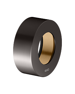KEUCO IXMO extension rosette 59551350281 round, for flush-mounted shut-off and diverter valves, brushed titanium black