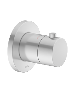 Keuco Ixmo Fertigmontageset 59553170001 Unterputz-Thermostat-Armatur, rund, Aluminium-finish