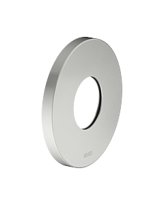 KEUCO IXMO Wandrosette 59553210091 rund, Übergröße, für Thermostatarmaturen Unterputz, Ø 10,5 cm, Edelstahl-Finish