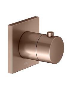 KEUCO IXMO final assembly set 59553290002 concealed thermostat fitting, square, brushed rose gold