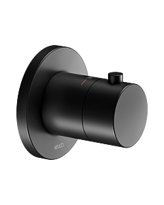Keuco IXMO Black Selection Brausethermostat 59553370001 Unterputz, rund, schwarz matt