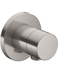 Keuco 59556050101 Concealed 2-way diverter valve, hose connection, Pure handle, round, brushed nickel