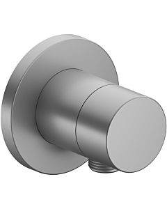 Keuco dérivation dissimulée à 2 voies, raccord de tuyau, poignée Pure, ronde, finition aluminium