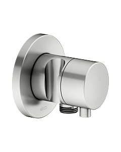 KEUCO IXMO final assembly set 59556211201 concealed 2-way diverter valve, round, hose connection/shower holder, stainless steel finish