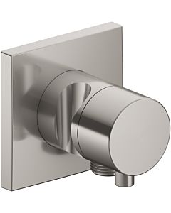 Keuco IXMO 2-way conversion 59557071202 concealed installation, hose connection and shower holder, square, stainless steel finish